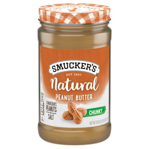 Smucker's Peanut Butter Chunky Natural