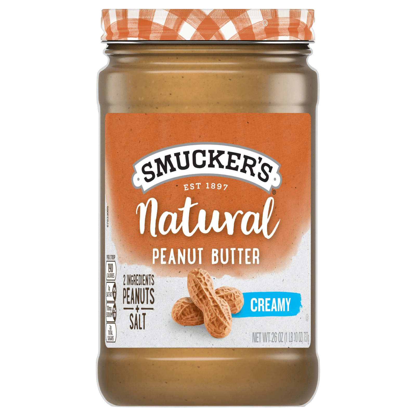 Smucker's Peanut Butter Creamy Natural