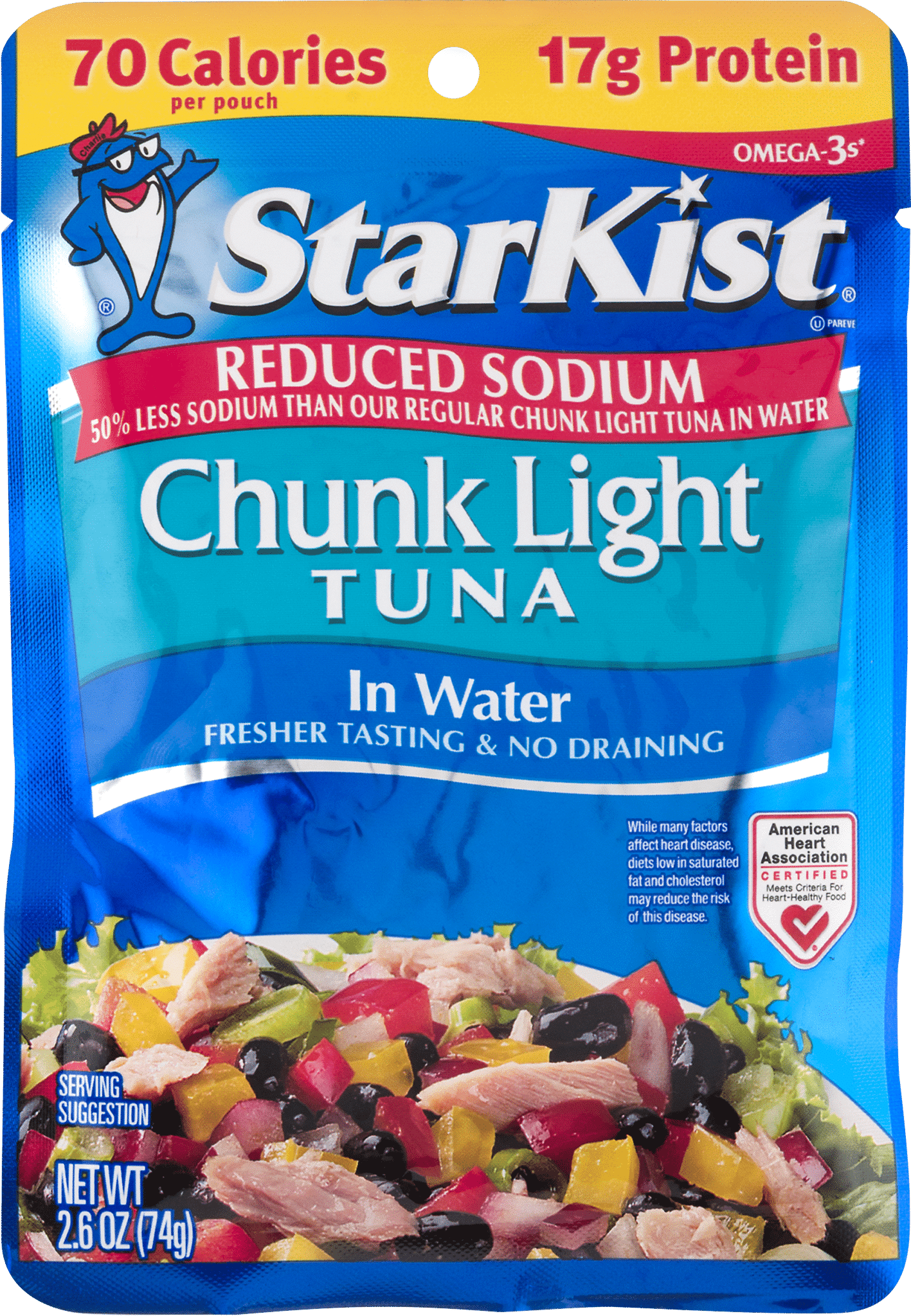 StarKist Reduced Sodium Chunk Light Tuna In Water