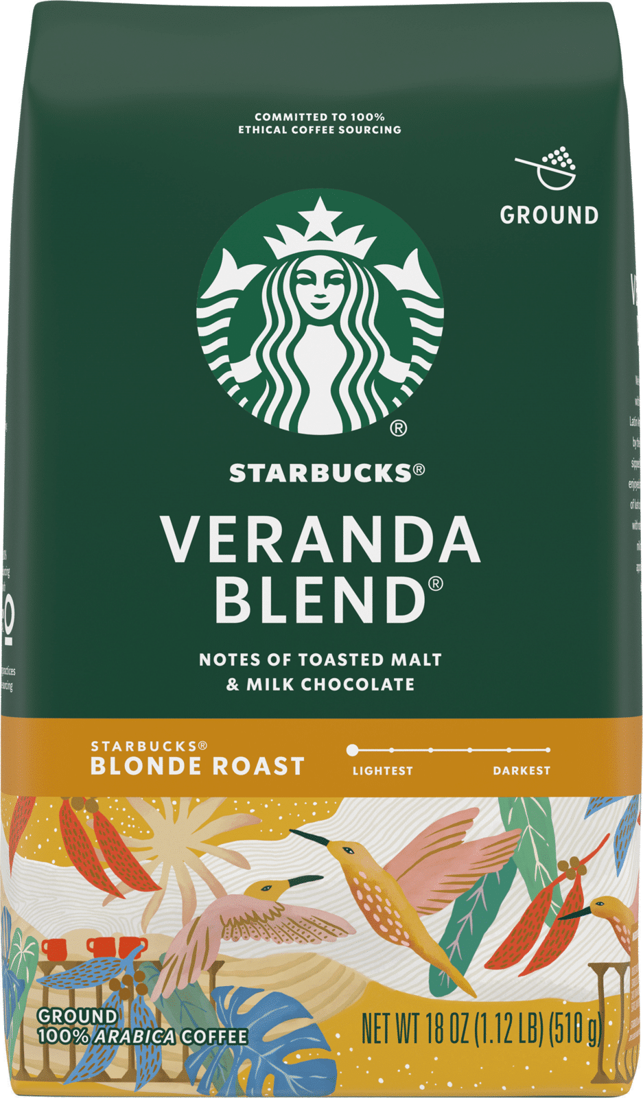 Starbucks Veranda Blend Blonde Roast Ground Coffee