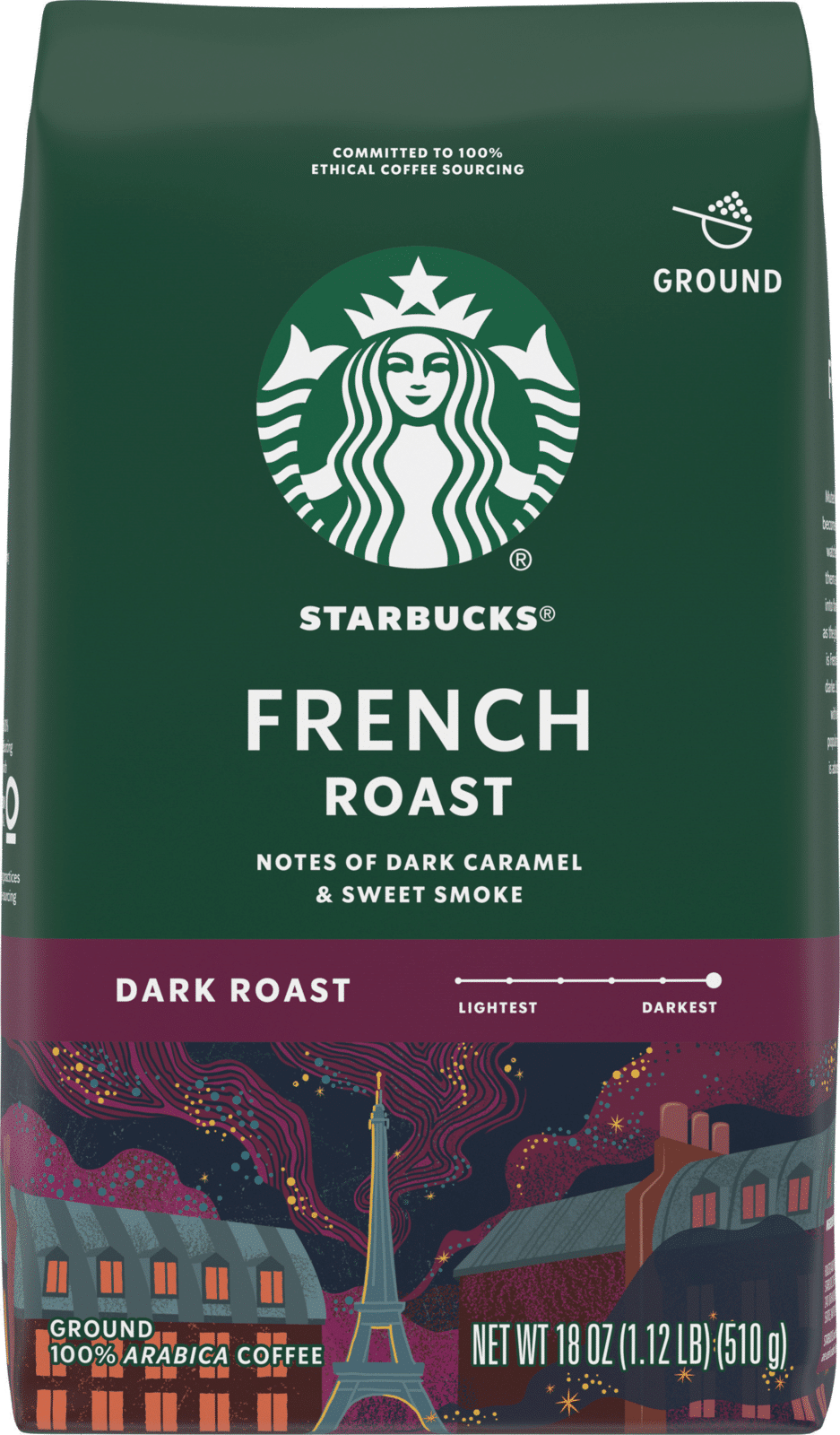 Starbucks Dark Roast Ground French Roast Coffee