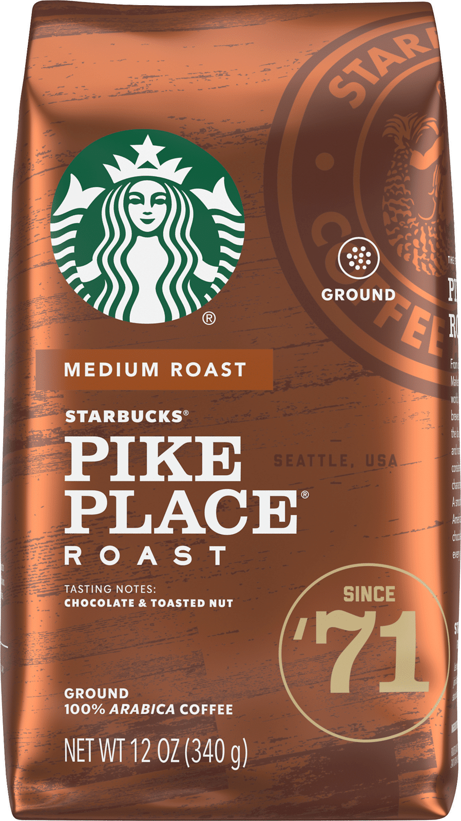 Starbucks Pike Place Roast Medium Roast Ground Coffee