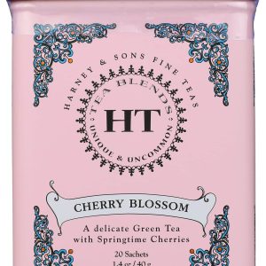 Harney & Sons Cherry Blossom Green Tea with Springtime Cherries Sachets