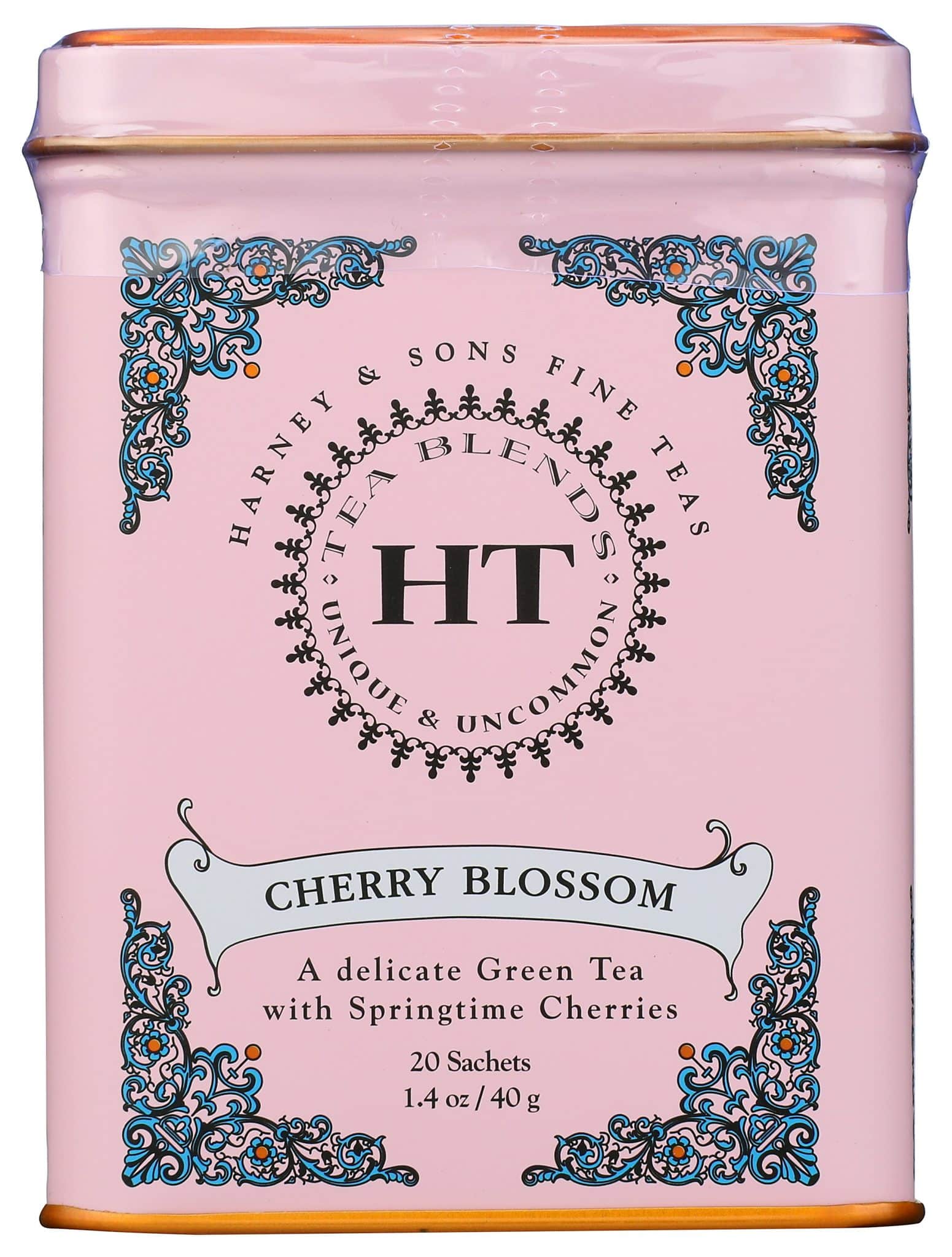 Harney & Sons Cherry Blossom Green Tea with Springtime Cherries Sachets