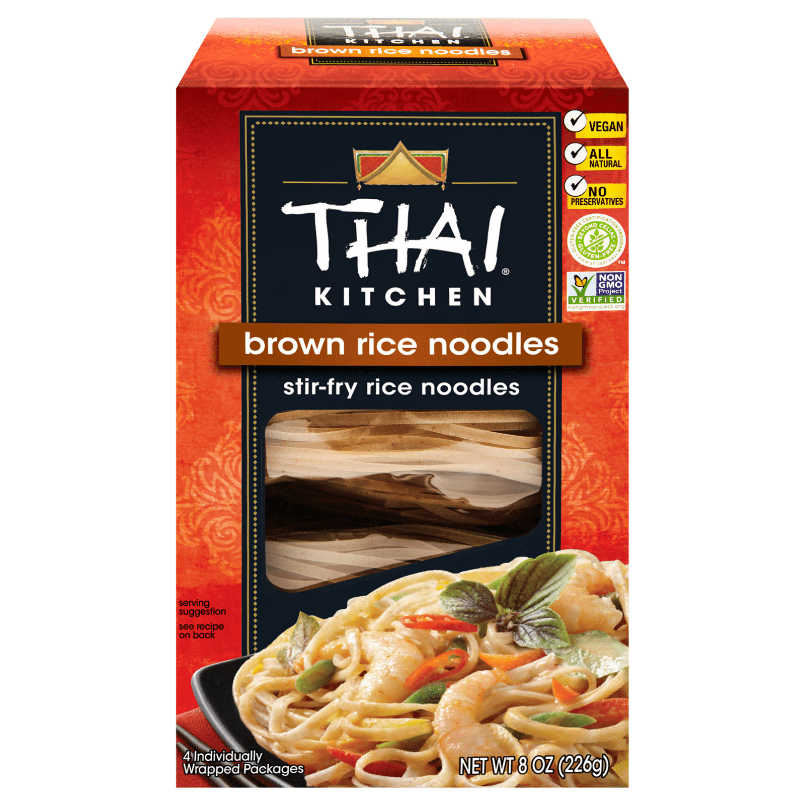 Thai Kitchen Rice Noodles Brown